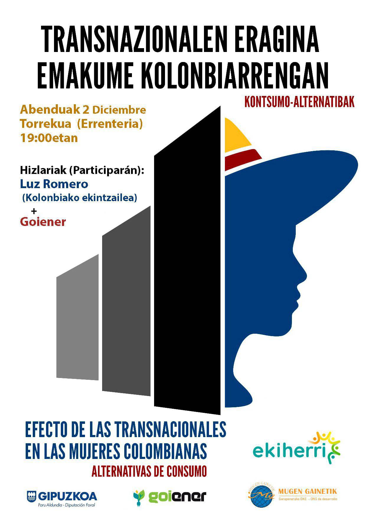 “Kontsumitzeko enpresa aukeratzeak duen garrantziaz eta horren ondorioez” hitzaldia Torrekuan.